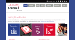 Desktop Screenshot of inspiring-science-education.net