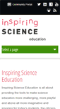 Mobile Screenshot of inspiring-science-education.net